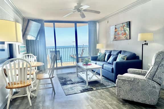 Incredible views! End Unit Oceanfront in the heart of Myrtle Beach indoor and outdoor pools 1603 - Image 1