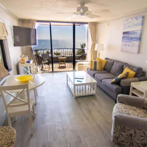 203 Beautiful End Unit Oceanfront in the heart of Myrtle Beach indoor and outdoor pools - Image 1
