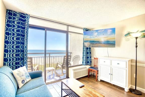 Oceanfront 1BR Sleeps 4-6 Myrtle Beach 421 - Image 1